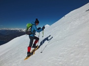 Invernale sul Monte Croce di Muggio dall'Alpe Giumello e a Camaggiore il 22 febbraio 2014 - FOTOGALLERY